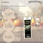 McCall’s Candles | Gardenia | Scented Wax Melt | Fresh Gardenia Blossom & Soft White Petals | 6-Piece Break-Apart Bar | 12–24 Hours Per Wedge | Poured in the USA | 5.5 oz
