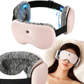 5.4 Bluetooth Sleep Mask with 12 White Noises, 3D Sleep Headphones for Women Men 100% Pressure-Free & BlockOut,Wireless Eye Mask for Side Sleepers Travel