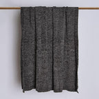 Best Home Fashion Super Soft Luxe Sheen Chenille Throw Blanket, Warm and Cozy Knitted Decorative Blanket for Sofa, Couch and Bed All Seasons 60 x 80 Inches- Grey