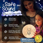 Mind-Glowing Moon Lamp - 3D Moon Night Light for Kids Bedroom - Globe Nightlight with Multi Color LED, Touch/Remote Control - Birthday Gift for Any Year Old Girls & Boys - Space Decor (5.9 inch)