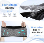 2 Pack Sleep Headphones Bluetooth 6.0 Headband, 20Hr Headband Headphones with HD Stereo Speakers, Sports Wireless Earphones for Side Sleepers Workout Yoga Travel Meditation, Gifts for Women Men