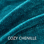 Chenille Throw Blanket for Couch 50"X 60", Soft Cozy Throws with Fringe Tassel for Bed Sofa Chair Cover, Lightweight Knitted Decorative Boho Blankets for Living Room, Teal
