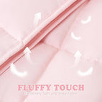 HOSUKKO Weighted Blanket - 3 lbs Pink Heavy Blanket - Small Size Breathable Blanket(20 * 30 inches, 3 lbs)