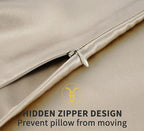 ZIMASILK 100% Pure Mulberry Silk Pillow Cases for Hair and Skin, Soft, Hypoallergenic & Smooth, Both Sides Grade 6A Silk, with Hidden Zipper, Gift for Women Men,1pc (King 20''x36'',Taupe)