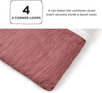 Bedsure Queen Comforter Set - Pink Clay Soft Bedding for All Seasons, Cationic Dyed Bed Set, 3 Pieces, 1 Queen Size Comforter (90"x90") and 2 Pillow Shams (20"x26"+2")