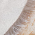 linmopm Faux Fur Rug Sheepskin Shag Fluffy Fuzzy 3x4 ft Rugs for Bedroom Bedside Bed Floor Living Room Plush Rectangle High-Density Cushion Carpet Super Sofa Cover White and Yellow