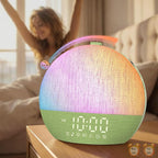Thybro Light Sunrise Alarm Clock: 10-60 Mins Gradual Sunrise & Natural Sounds Gentle Wake up for Heavy Sleepers - 3-Step Easy Setup with Dual Alarms - 30 Sleep Sounds White Noise Machine