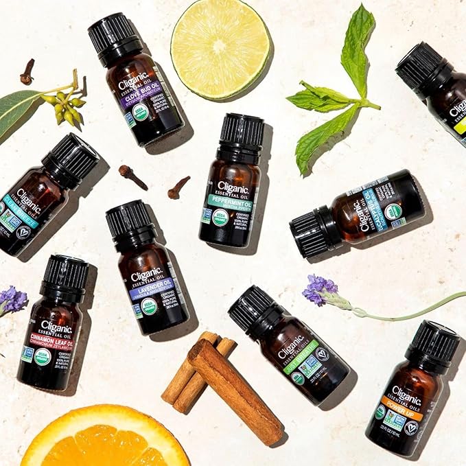 Cliganic Organic Citronella Essential Oil - 100% Pure Natural for Aromatherapy Diffuser | Non-GMO Verified