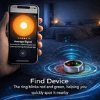 Smart Ring Health & Fitness Tracker for Men & Women – Sleep, Heart Rate & SpO₂ Monitoring, Stress & Activity Tracking, Women’s Health Support, 180+ Sports Modes, IP68 Waterproof, No Subscription Fee