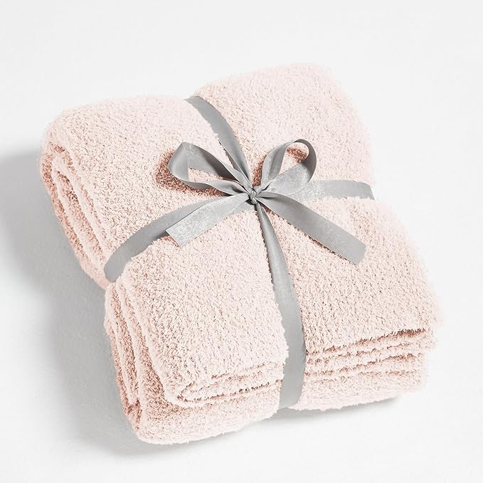 CYMULA Kids Blanket for Boys Girls 30x40 inches, Soft Cozy Warm Fuzzy Swaddle Throw Blanket for Crib Stroller, Pink