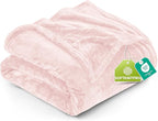 Utopia Bedding Fleece Blanket Full Size Pink 300GSM Luxury Fuzzy Soft Anti-Static Microfiber Bed Blanket (90x84 Inch)