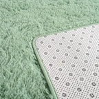 Sage Green Area Rugs 5x8 Feet Rug for Bedroom Living Room, Cute Indoor Shaggy Carpets, Plush Soft Rug for Kids Room, Fluffy Rugs for Girls Boys Nursery Room Home Decor