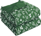 yescool Weighted Blanket for Adults (20 lbs, 60” x 80”, Forest) Cooling Heavy Blanket for Sleeping Perfect for 190-210 lbs, Queen Size Breathable Blanket with Premium Glass Bead, Machine Washable