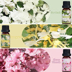 ARVIDSSON Floral Essential Oils Set, Natural Flower Essential Oil Gift for Women - Rose, Gardenia, Cherry Blossom, Honeysuckle, Lilac, Blue Lotus, Scented Oil for Diffuser, Valentines Day Gift for Her
