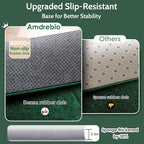 Amdrebio Dark Green Area Rugs for Living Room, 5x8, Fluffy Thick Rug for Bedroom, Soft Indoor Furry Rugs for Kids Room, Teen, Shag Modern Cool Carpet for Nursery Playroom Classroom, Emerald Green