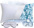 Premium Adjustable Shredded Memory Foam Pillow - Suitable for Side, Back, and Stomach Sleepers, with Cooling Fiber Machine Washable Cover (King (U.S. Standard)-1PCS)