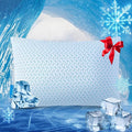 SUPA MODERN Shredded Memory Foam Pillows Queen Size Set of 1, Cooling Bed Pillow for Sleeping for Hot Sleepers, Adjustable Pilllows for Side Back and Stomach Sleepers, Neck & Shoulder Comfort Support