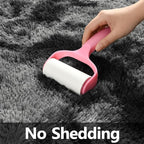 Deerhoo Large Shag Area Rugs 10 x 14, Tie-Dyed Plush Fuzzy Rugs for Living Room, Ultra Soft Fluffy Furry Rug for Bedroom, Anti-Skid Indoor Carpet Nursery Rugs for Kids Room Home Decor, Dark Grey