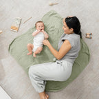 Comfy Cubs Muslin Baby Blanket - Soft, Lightweight, 6-Layer Cotton Swaddle Blankets for Newborns, Infants & Toddlers - 40" x 40" Large, Breathable & Versatile for Sleeping & Tummy Time - Sage