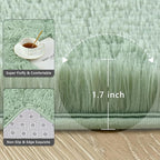Sage Green Runner Area Rugs for Bedroom Living Room, 2x4 Feet Fluffy Bedside Rugs, Soft Shaggy Carpet Rug for Kids Room Nursery, Furry Rugs for Girls Boys Dorm Room Home Decor