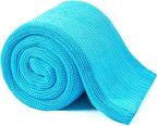 L'AGRATY Knitted Weighted Blanket - 48"x72" 12lbs Cooling Chunky Knit Heavy Blanket for Adults Braided Crochet Throw Thick Cable Yarn Knit Decorative No Beads Evenly Weighted Machine Washable