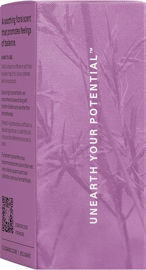 Cliganic USDA Organic Palmarosa Essential Oil, 1oz - 100% Pure Natural Undiluted for Aromatherapy | Non-GMO
