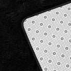 Deerhoo Large Shag Area Rugs 5 x 8, Plush Fuzzy Rugs for Living Room, Ultra Soft Fluffy Furry Rug for Bedroom, Indoor Carpet Nursery Rugs for Kids Room Home Decor, Black