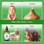 Siva Rosemary Essential Oil - 4 Fl Oz – 100% Natural Rosemary Oil - for Diffuser, Face, Skin Care, Aromatherapy, Hair Care, Scalp and Body Massage - with Dropper