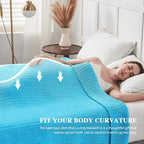 L'AGRATY Knitted Weighted Blanket - 48"x72" 20lbs Cooling Chunky Knit Heavy Blanket for Adults Braided Crochet Throw Thick Cable Yarn Knit Decorative No Beads Evenly Weighted Machine Washable