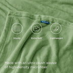 Bedsure GentleSoft Fleece Bed Blankets Full Size Green - Soft Lightweight Plush Fuzzy Cozy Luxury Blanket Microfiber, Emerald, 84x90 inches