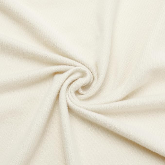 Amazon Basics Chunky Knit Throw Blanket, Lightweight Polyester with Textured Cross-Check Pattern and Fringed Edges, 50 x 60 Inch, Ivory with Blue