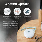 Yogasleep Rohm Portable White Noise Sound Machine, 3 Soothing Natural Sounds with Volume Control, Sleep Therapy For Adults, Kids & Baby, Noise Cancelling for Office Privacy & Meditation, Registry Gift