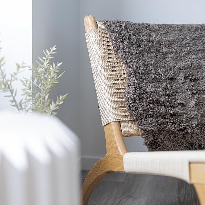 Nordic Sheep Real Sheepskin Rug Short Hair 2x3 ft | Bedside Rugs for bedrooms, Sofa, Chair or Dining Table | Each Sheepskin is Unique and Created by Nature | Small Fluffy Rug in Light Brown