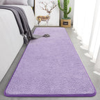 Keeko 2x6 Long Runner Rug, Purple Bedroom Bedside Runner Rug Living Room Carpet Area Throw Rugs for Hallway Soft Indoor Memory Foam Rugs for Teen Kids Classroom Nursery Dorm Laundry Room Decor
