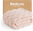 Bedsure GentleSoft Light Pink Twin XL Blanket for Bed - Super Soft Cozy Fleece Blankets for Kids, Cute Throws Dorm Room Essentials for Girls Teens Back to School, 66x90 Inches