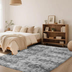 6x9 Area Rug Fluffy Shaggy Ultra Soft Faux Fur Non-Slip Machine Washable Carpet for Bedroom, Living Room, Nursery & Dorm Cozy Home Decor