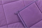 TONGDADA Kids Weighted Blanket | 40''x60'',10lbs | for Child Between 80-125 lbs | Premium Cotton Material with Glass Beads | Purple