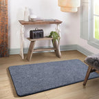 Keeko Soft 2x4 Small Runner Rug, Bedside Rugs for Bedroom Indoor Runner Hallway Carpets Non Slip Living Room Area Throw Rugs Memory Foam Laundry Room Rug for Teen Kids Boys Dorm Room Decor Blue