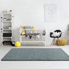 Keeko Soft 2x6 Runner Rug, Bedside Rugs for Bedroom Living Room Small Area Throw Rugs Indoor Runner Hallway Carpets Memory Foam Laundry Room Rug for Teen Kids Nursery Dorm Classroom Decor Grey