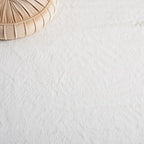 SAFAVIEH Washable Rug Faux Rabbit Fur Shag Collection - 6' x 9', Off-White, Slip Resistant & Easy Cleaning, Ideal for Living Room, Bedroom, Kids Playroom, Nursery, Dining Space (FRF976A)