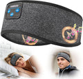 Voerou Sleep Headphones Bluetooth Headband for Women Men, Wireless Sleeping Headphones for Side Sleepers with Ultra-thin Stereo Speakers, Unique Gift for Men Sleeping Yoga Meditation Travel Office Nap