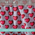 Elegant Comfort Throw Blanket, Reversible Sherpa Flannel, Ultra-Soft, Fuzzy, Cozy and Plush- All Season Lightweight Decorative Throw, 50 x 60 inches, Juliette Sherpa Throw