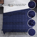 L'AGRATY Weighted Blanket - 40"x60" 10lbs Cooling Breathable Microfiber Material with Glass Beads Small Blanket for All-Season Summer Fall Winter Soft Thick Comfort
