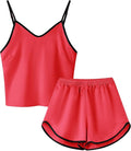 Girls & Women Silk Pajamas Set Satin Camisole Sleepwear 2 Piece Pjs, 3 Years - Women XXL