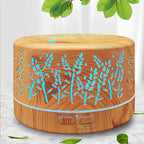 Diffusers for Essential Oils Large Room,600ml Essential Oil Diffusers for Home,Waterless Auto Off 7 Colors Changed 3 Mist Modes,Cool Mist Humidifiers for House Bedroom Decor,Gifts,Light Wood