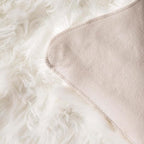 SAFAVIEH Faux Sheep Skin Collection 6' x 9' Ivory FSS115A Silken Glam 2.35-inch Thick Area Rug