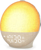 Sunrise Alarm Clock White Noise Machine, Sunset Simulation, 30 Soothing Sounds, 12 Color Night Light, Dimmable Sunlight Lamp Wake Up Light, Digital Clock for Kids Teens Heavy Sleepers Adults Bedrooms