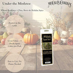 McCall’s Candles | Under The Mistletoe | Scented Wax Melt | Frosted Pine, Holly Berry & Holiday Romance | 6-Piece Break-Apart Bar | 12–24 Hours Per Wedge | Poured in the USA | 5.5 oz