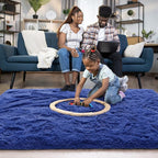 Noahas Large Fluffy White 8x10 Area Rugs for Living Room Bedroom,Thick Shag Throw Rug,Big Soft Shaggy Bedside Non-Slip Plush Dorm Nursery Kids Carpet