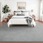 Keeko Area Rugs for Living Room Bedroom 5x8 Grey, Soft Modern Large Rugs Indoor Non Slip Fluffy Rug Minimalist Low Pile Washable Carpet Rug for Kids Boys Girls Dorm Classroom Nursery Home Decor